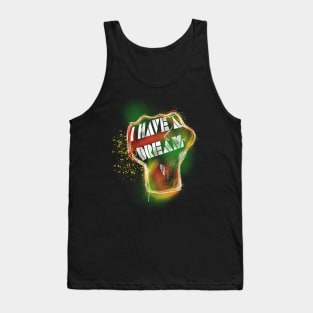 Black History Month MLK Design Tank Top